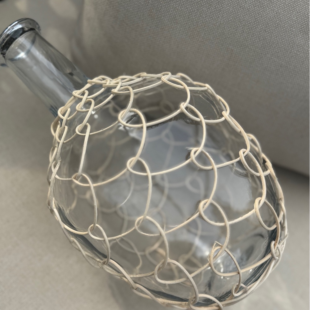 Boho Glass Bottle Vase - Picture 13 of 15